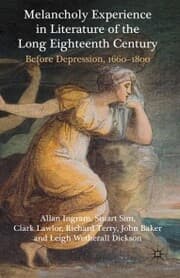 Cover von Melancholy Experience in Literature of the Long Eighteenth Century