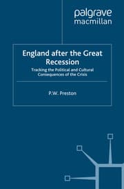 Cover von England after the Great Recession
