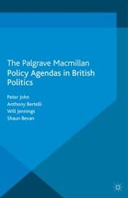 Cover von Policy Agendas in British Politics