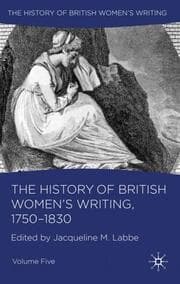 Cover von The History of British Women's Writing, 1750-1830