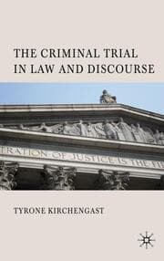 Cover von The Criminal Trial in Law and Discourse