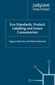 Cover von Eco-Standards, Product Labelling and Green Consumerism