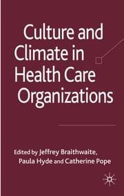 Cover von Culture and Climate in Health Care Organizations