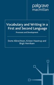 Cover von Vocabulary and Writing in a First and Second Language