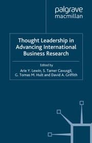 Cover von Thought Leadership in Advancing International Business Research