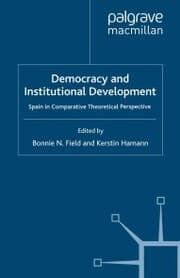 Cover von Democracy and Institutional Development