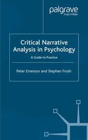 Cover von Critical Narrative Analysis in Psychology