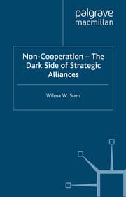 Cover von Non-Cooperation - The Dark Side of Strategic Alliances
