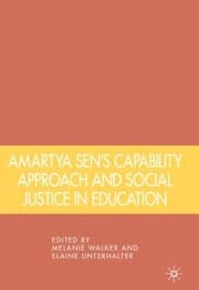 Cover von Amartya Sen's Capability Approach and Social Justice in Education