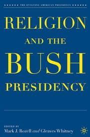 Cover von Religion and the Bush Presidency