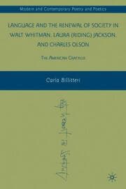 Cover von Language and the Renewal of Society in Walt Whitman, Laura (Riding) Jackson, and Charles Olson