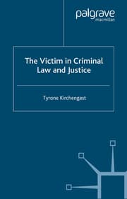 Cover von The Victim in Criminal Law and Justice