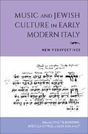 Cover von Music and Jewish Culture in Early Modern Italy
