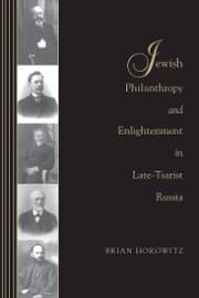 Cover von Jewish Philanthropy and Enlightenment in Late-Tsarist Russia