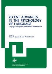Cover von Recent Advances in the Psychology of Language