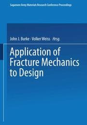 Cover von Application of Fracture Mechanics to Design