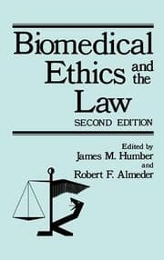 Cover von Biomedical Ethics and the Law