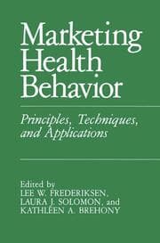 Cover von Marketing Health Behavior