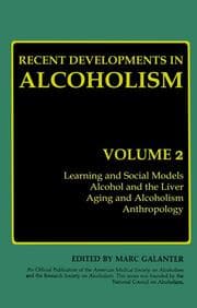 Cover von Recent Developments in Alcoholism