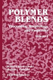 Cover von Polymer Blends: Processing, Morphology and Properties