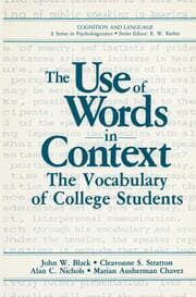 Cover von The Use of Words in Context
