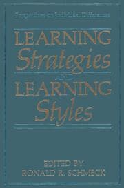 Cover von Learning Strategies and Learning Styles