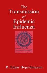 Cover von The Transmission of Epidemic Influenza