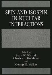 Cover von Spin and Isospin in Nuclear Interactions