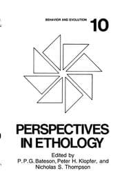 Cover von Perspectives in Ethology