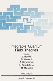 Cover von Integrable Quantum Field Theories