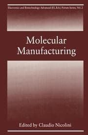 Cover von Molecular Manufacturing