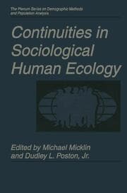 Cover von Continuities in Sociological Human Ecology
