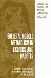 Cover von Skeletal Muscle Metabolism in Exercise and Diabetes