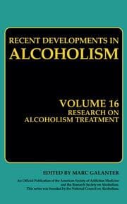 Cover von Recent Developments in Alcoholism