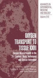 Cover von Oxygen Transport to Tissue XXIII