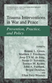 Cover von Trauma Interventions in War and Peace