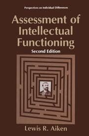 Cover von Assessment of Intellectual Functioning