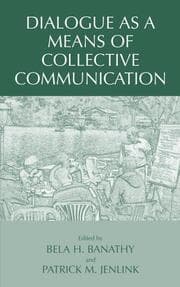 Cover von Dialogue as a Means of Collective Communication