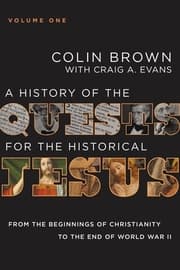 Cover von A History of the Quests for the Historical Jesus 1