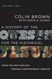Cover von A History of the Quests for the Historical Jesus 2