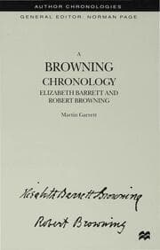 Cover von A Browning Chronology