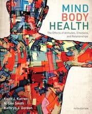 Cover von Mind/Body Health: The Effects of Attitudes, Emotions, and Relationships