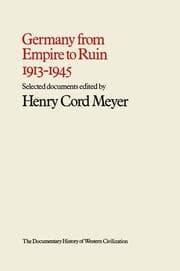 Cover von Germany from Empire to Ruin, 1913-1945