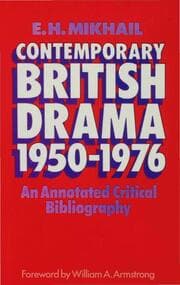 Cover von Contemporary British Drama 1950-1976