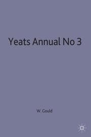 Cover von Yeats Annual No. 3