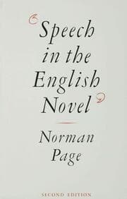Cover von Speech in the English Novel