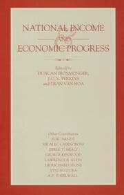 Cover von National Income and Economic Progress