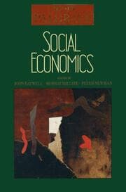 Cover von Social Economics