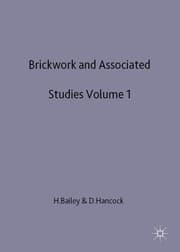 Cover von Brickwork 1 and Associated Studies