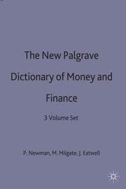 Cover von The New Palgrave Dictionary of Money and Finance
